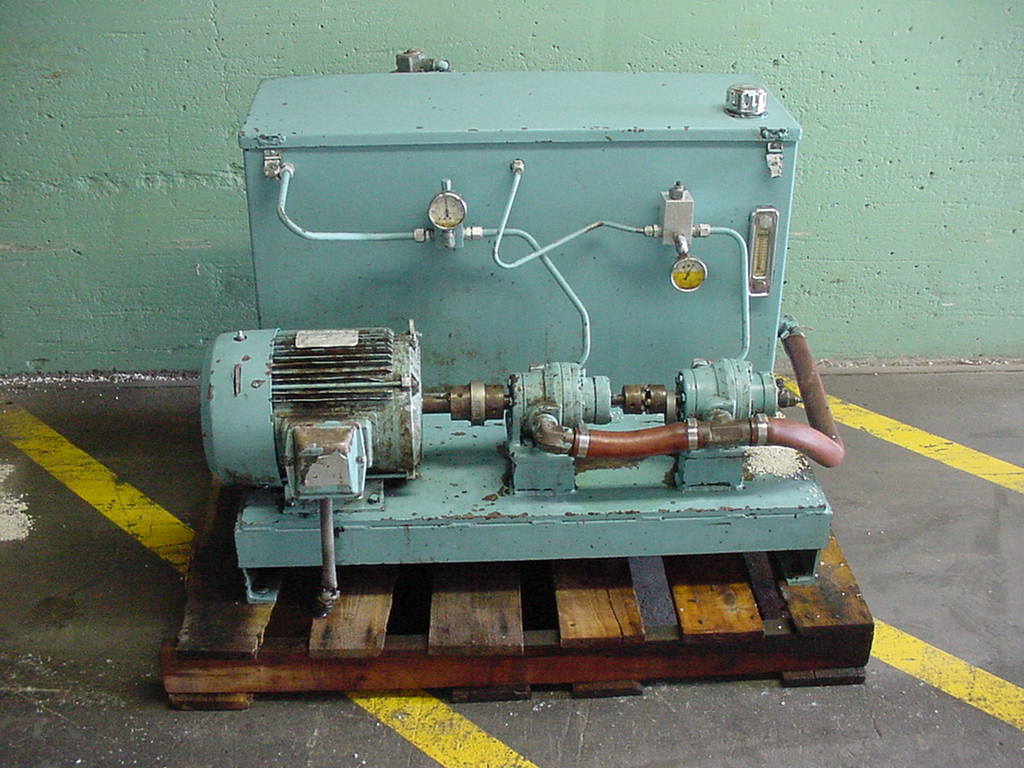 Pump 7.5 hp hydraulic power unit, 48 gal. reservoir tank