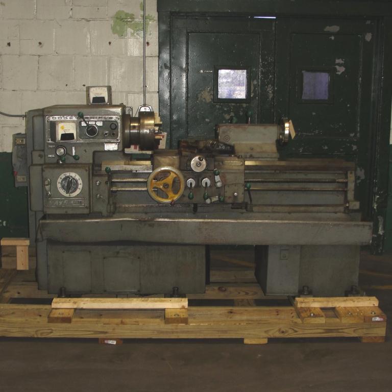 Machine Tool Lodge and Shipley model AVS 1408 metal lathe, 14.5 swing, 30 centers, 3 jaw chuck
