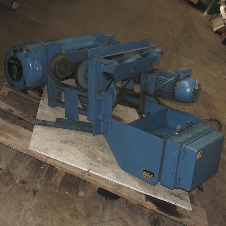 Material Handling Equipment chain hoist, 10000 lbs. Demag model EKP 210 H11LG 4/1, 5 ton capacity