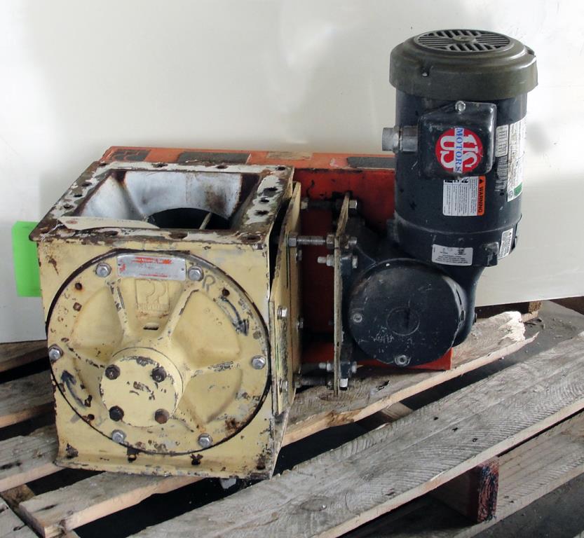 Valve 8 CS Premier Pneumatic rotary airlock feeder model HDS F-G 98