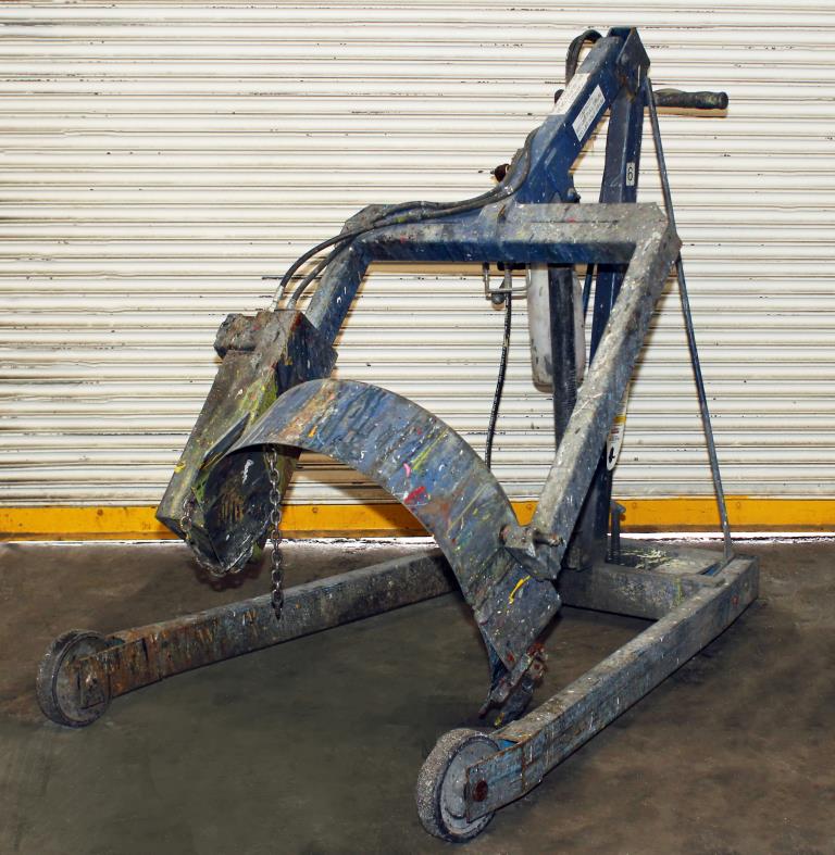 Material Handling Equipment drum dumper, 800 lbs. Morse model 400AM-72-114, 72