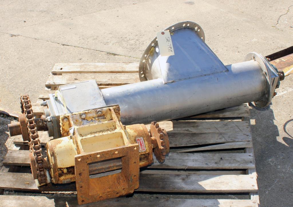 Conveyor screw conveyor Stainless Steel, 6 x 6  square