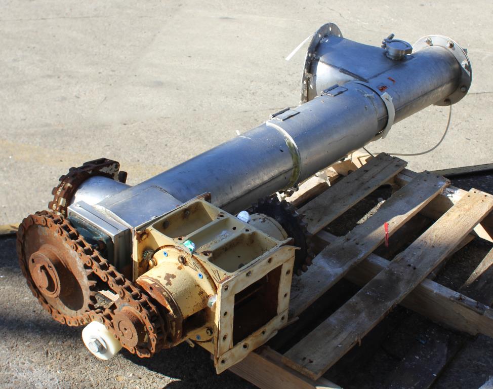 Conveyor screw conveyor Stainless Steel, 6 dia. X 60 long