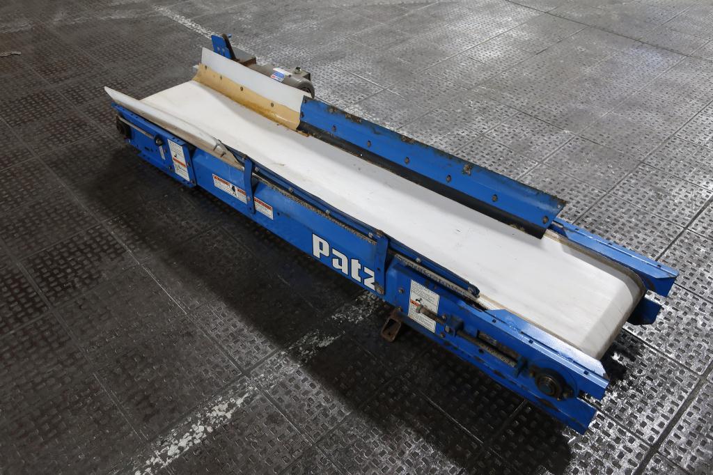Conveyor Patz belt conveyor CS, belt length 83L  x 12 1/2 w