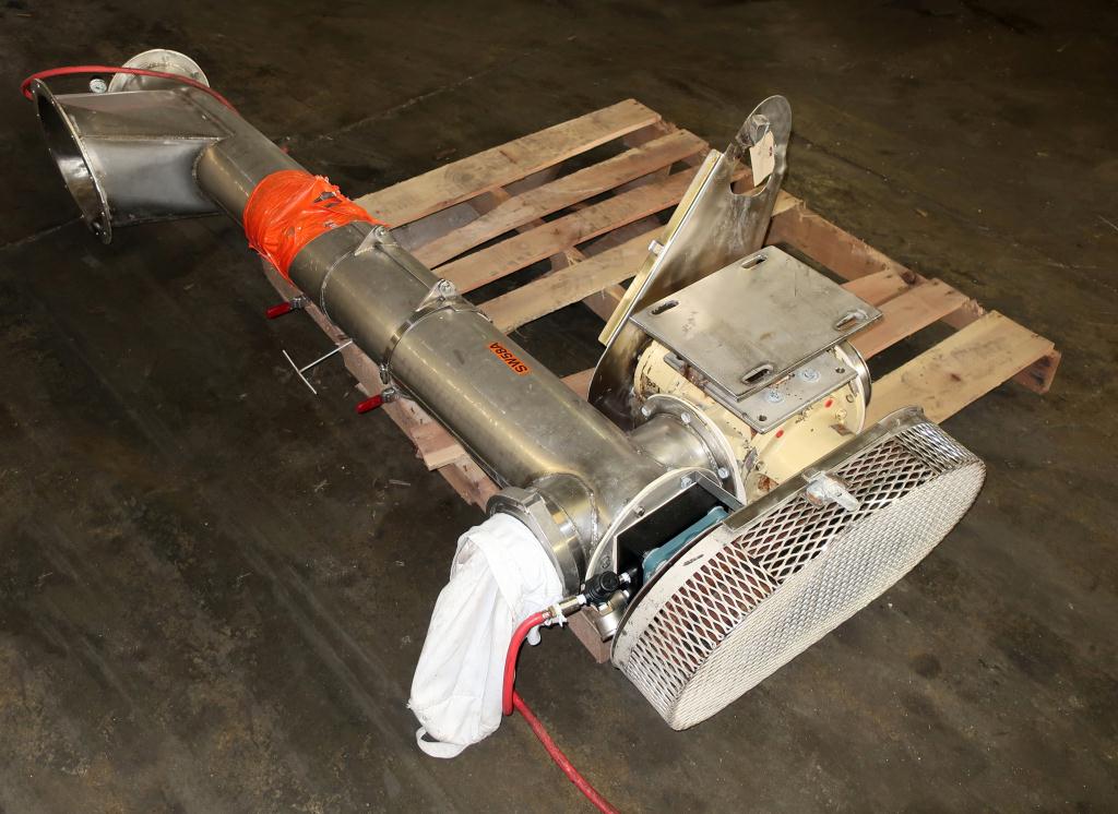 Conveyor screw conveyor Stainless Steel Contact Parts, 6 x 70 long