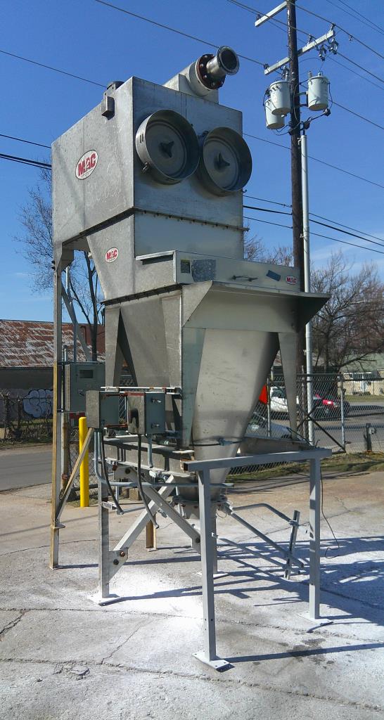 Material Handling Equipment bag dump station, MAC Equipment model Custom, Stainless Steel