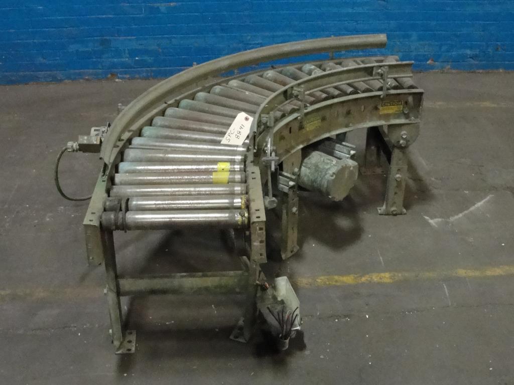 Conveyor 90 degree size powered roller conveyor CS