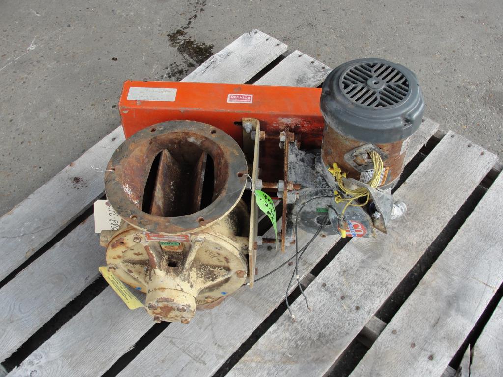 Valve 8 dia. CS Premier Pneumatics rotary airlock feeder model HDRFS-98-8NHRT73