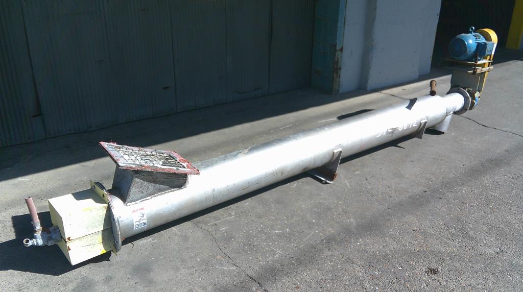 Conveyor Kilroy Conveyors screw conveyor Stainless Steel, 6 dia. X 120