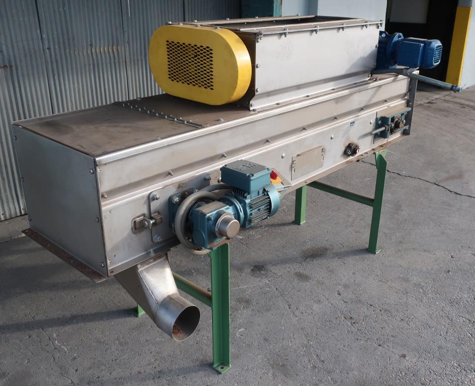 Feeder 16 width leveling belt feeder, 33 discharge height, Stainless Steel