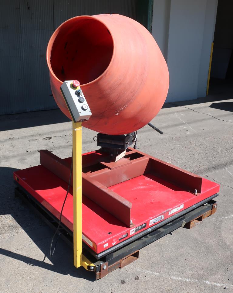 Mixer and Blender 800 lb Dayton/Kuslan Products concrete mixer model 1000DDWB mixer poly