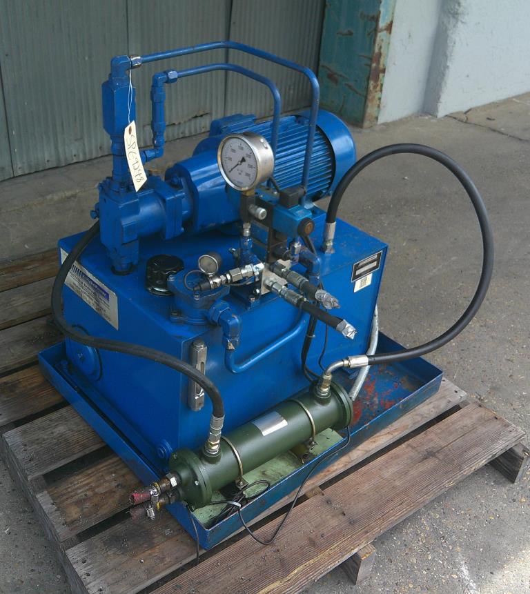 Pump 5 hp AirHydroPower hydraulic power unit, 25 gal reservoir tank