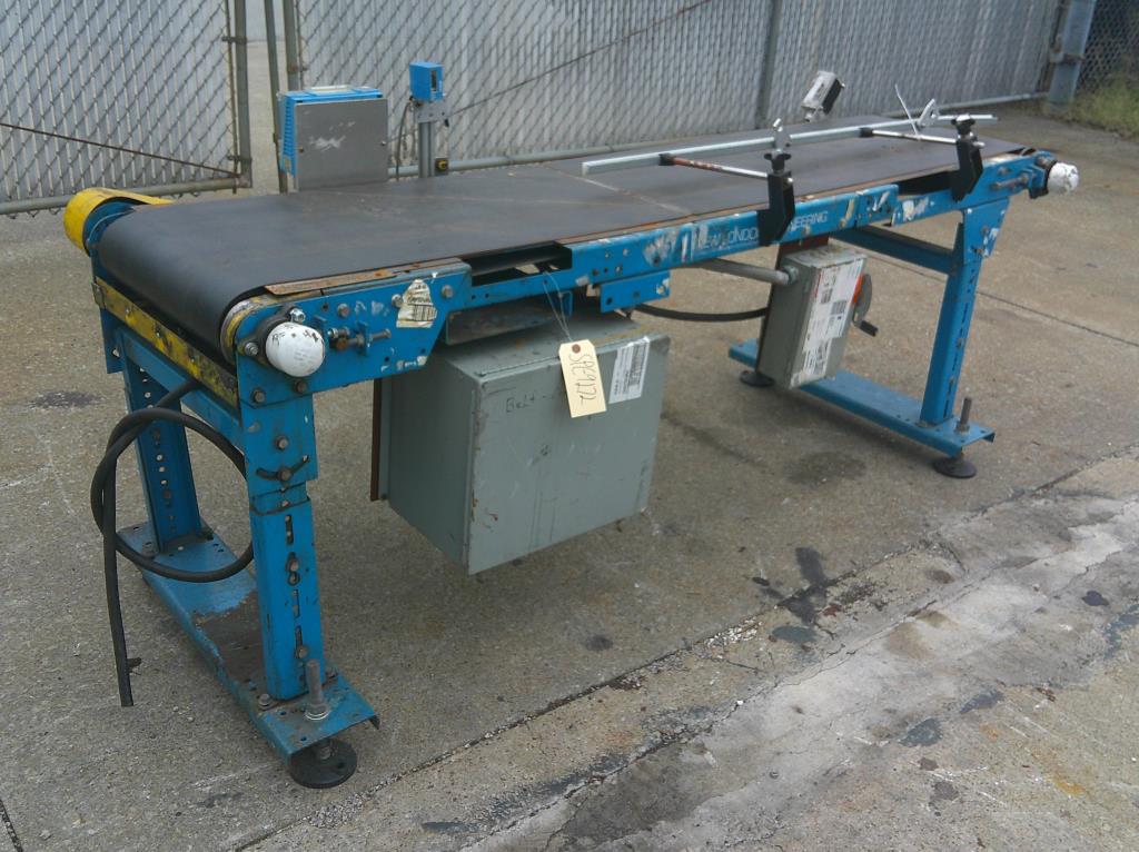 Conveyor New London Engineering belt conveyor CS, 18 wide x 84 long
