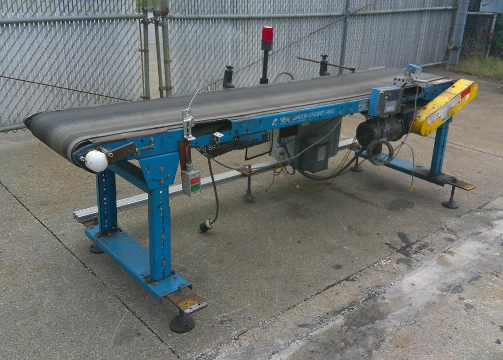 Conveyor New London Engineering belt conveyor CS, 18 wide x 96 long