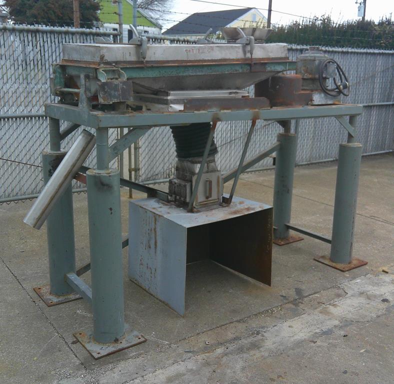 Vibratory Screener and Sifter Patterson rectangular shaker screener, Stainless Steel