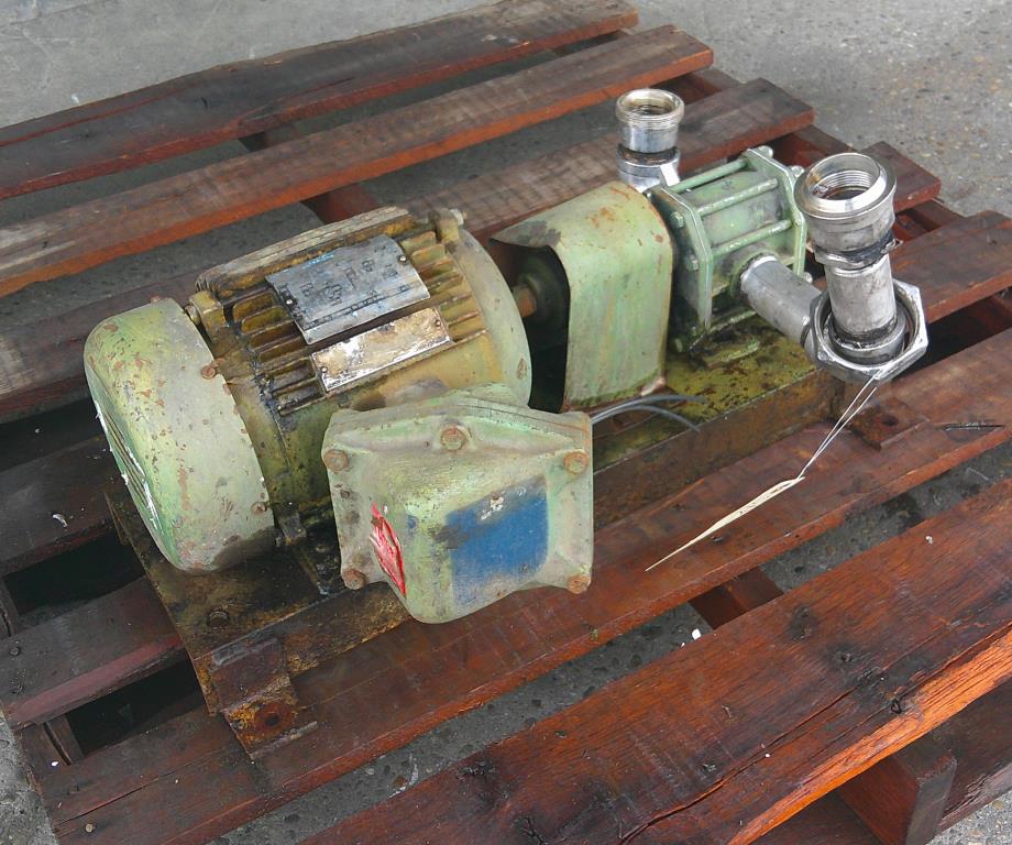 Pump 1.5 inlet positive displacement pump 2 hp, Stainless Steel