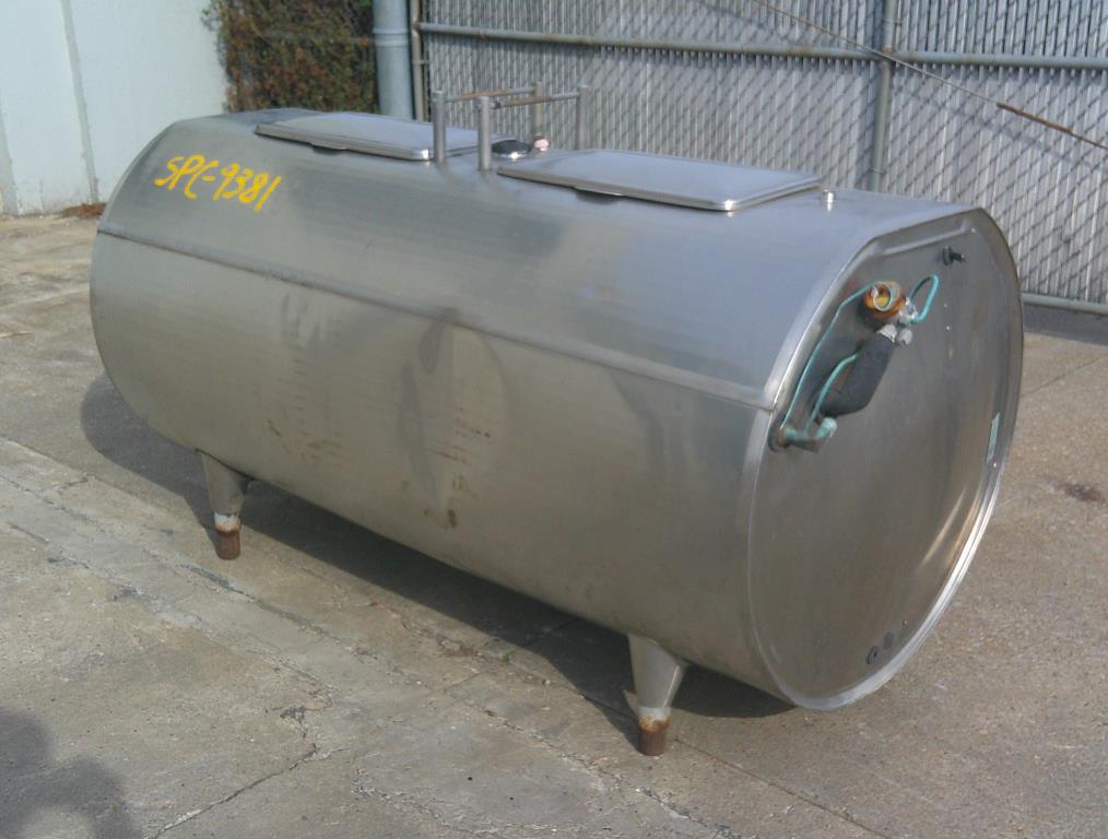 Tank 220 gallon horizontal tank, Stainless Steel