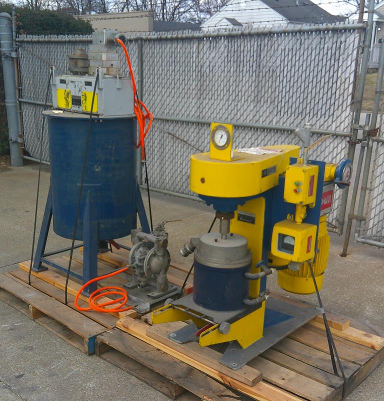 Mill 1.5 gallon capacity Union Process attritor mill model 1SD, 5 hp