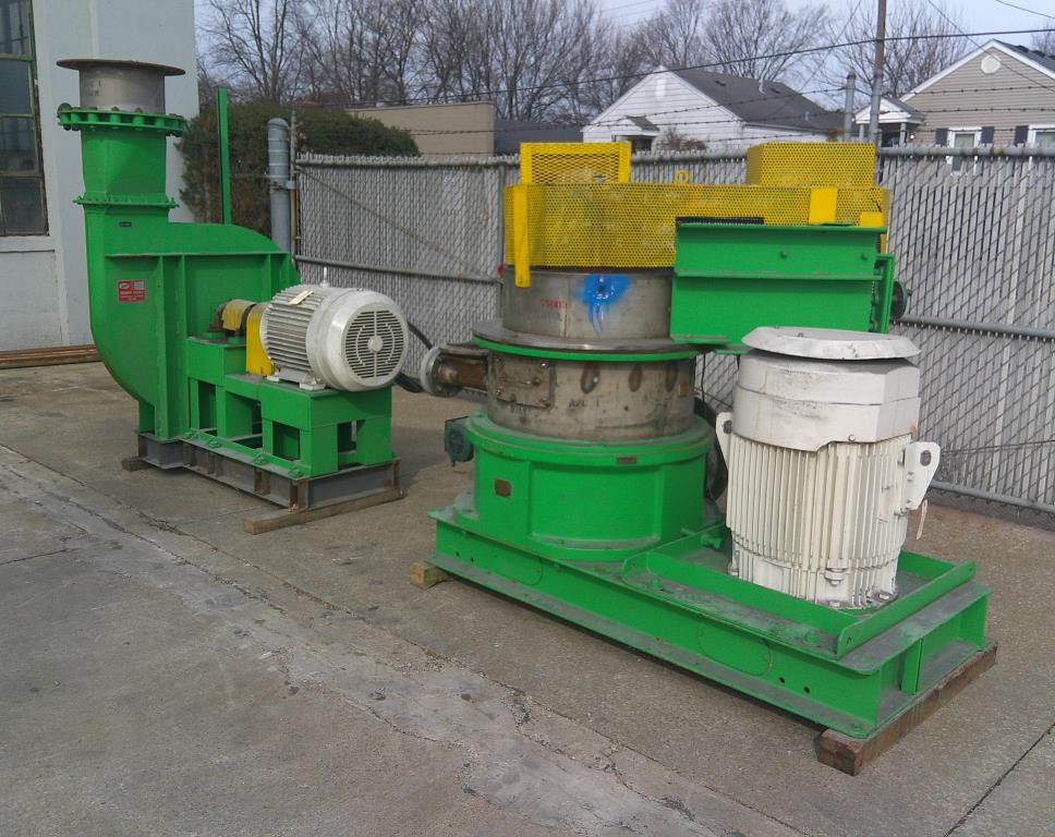 Mill 60-ACM model Hosokawa Mikro air classifying mill 7 x 8.5 feed, 304 SS, 100 hp