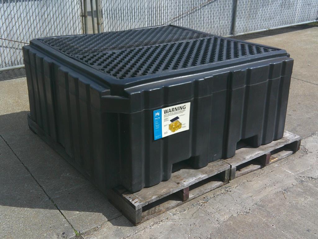 Miscellaneous Equipment spill containment sump, New Pig model PAK 735, 52 x 52 grated area